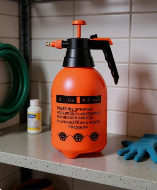 2 Litre Pressure Sprayer Bottle for Garden, Bike Wash and Home Cleaning