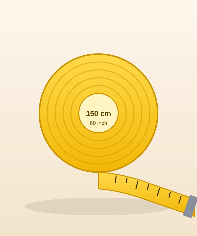 Tailor Measuring Tape 150 cm / 60 inch — Soft Body Measuring Tape